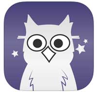 Loss of Night App Icon-Owl on purple background