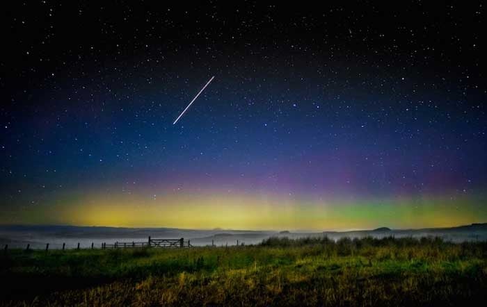 The Northern Lights at Northumberland National Park and Kielder Water & Forest Park, an International Dark Sky Park. Photo by Herdiephoto via Flickr (CC 2.0).