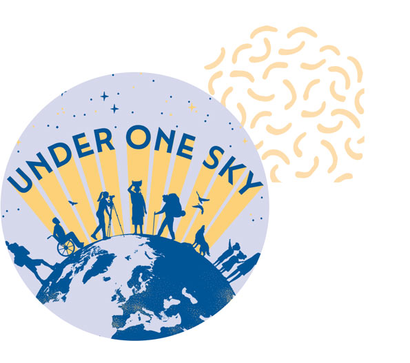 Logo of the "Under One Sky" Global Conference.